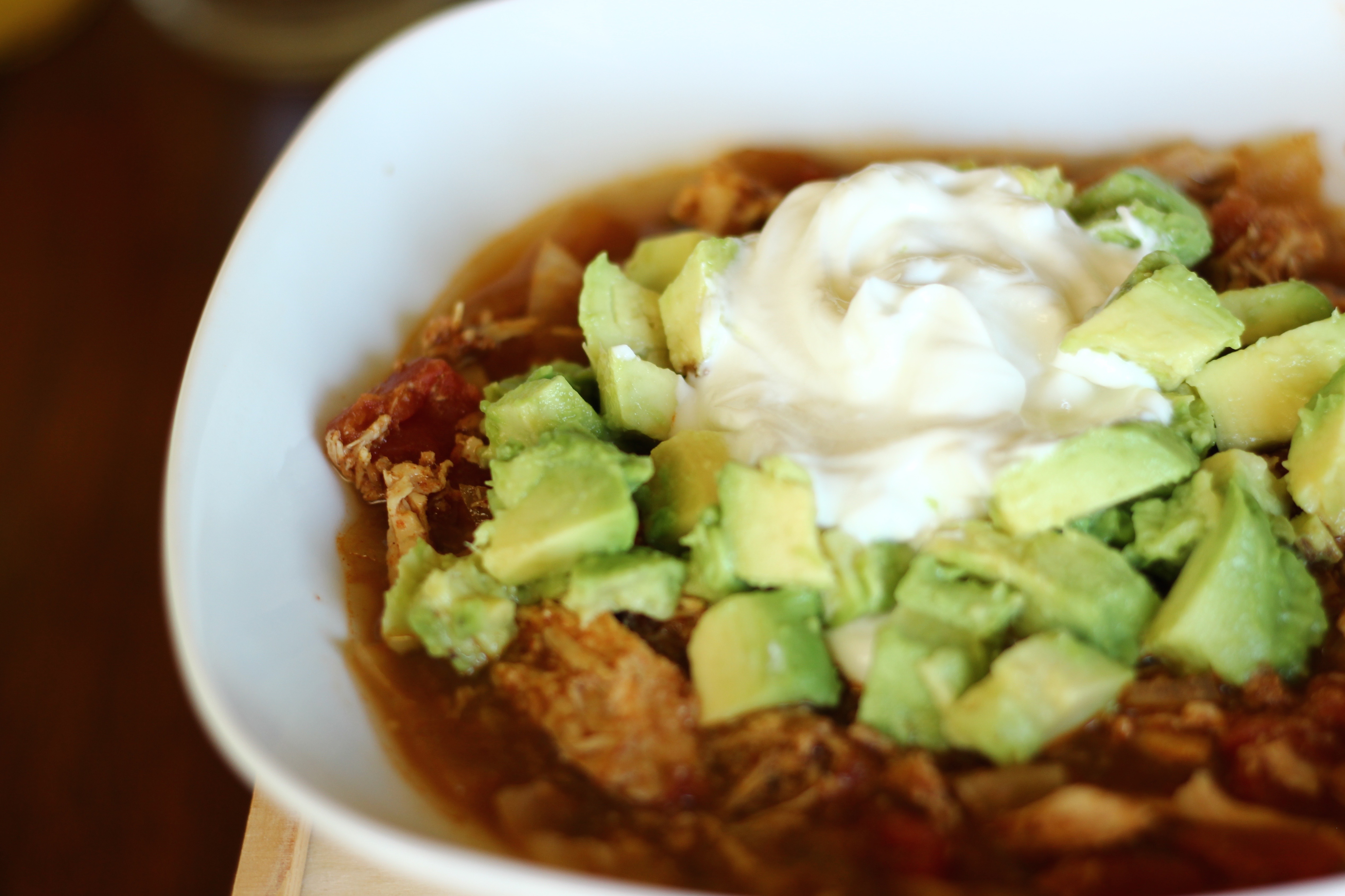 Paleo Chicken Enchilada Crockpot Soup | Fit, Full &amp; Happy